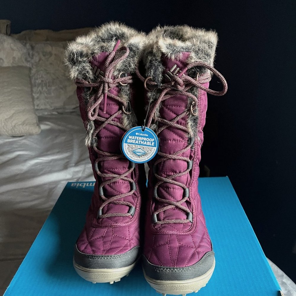 COLUMBIA MINX MID III BOOTS WOMEN'S 7.5 SNOWBOOT